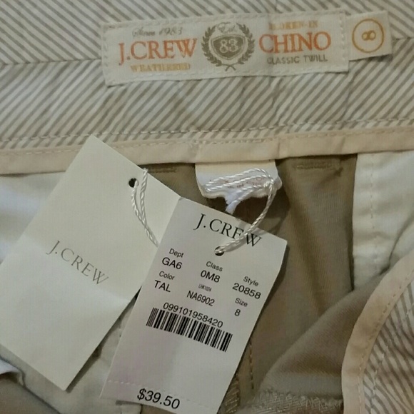 New J. Crew beige shorts - Picture 3 of 3